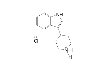 piperidinium, 4-(2-methyl-1H-indol-3-yl)-, chloride