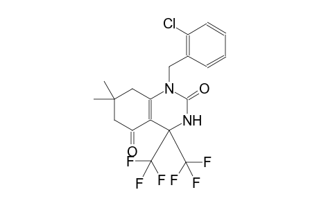 1-(2-chlorobenzyl)-7,7-dimethyl-4,4-bis(trifluoromethyl)-4,6,7,8-tetrahydro-2,5(1H,3H)-quinazolinedione