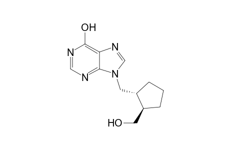 9-[[(1R,2R)-2-(hydroxymethyl)cyclopentyl]methyl]-3H-purin-6-one