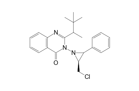 (S)-N-[2-(1,2,2-Trimethylpropyl)-4-(3H)-oxoquinazolin-3-yl]-2-(chloromethyl)-3-phenylaziridine