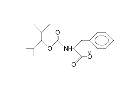 N-(1,1-Diisopropyl-methoxycarbonyl)-phenyl-alanine anion