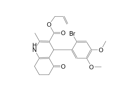 allyl 4-(2-bromo-4,5-dimethoxyphenyl)-2-methyl-5-oxo-1,4,5,6,7,8-hexahydro-3-quinolinecarboxylate