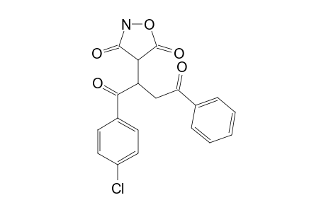 4-[1'-(4-CHLOROBENZOYL)-2'-BENZOYL-ETHYL]-ISOXAZOLIDINE-3,5-DIONE