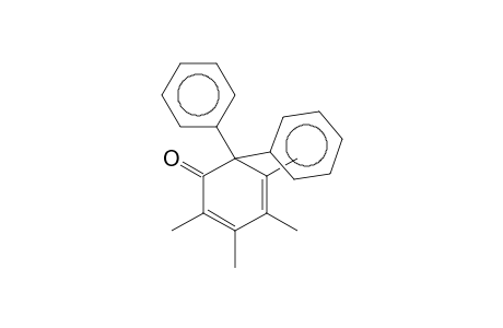 2,3,4,5-Tetramethyl-6,6-diphenyl-2,4-cyclohexadien-1-one