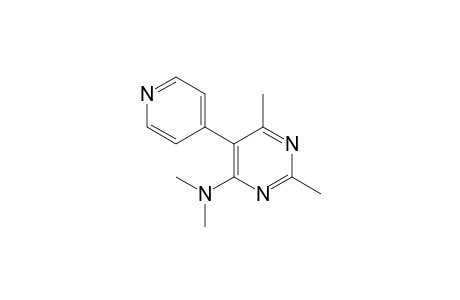 4-Dimethylamino-2,6-dimethyl-5-(pyridin-4'-yl)-pyrimidine