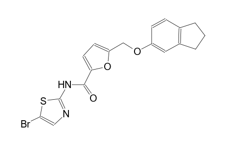 N-(5-bromo-1,3-thiazol-2-yl)-5-[(2,3-dihydro-1H-inden-5-yloxy)methyl]-2-furamide