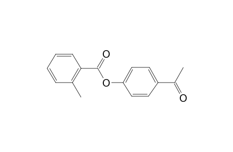 Benzoic acid, 2-methyl-, 4-acetylphenyl ester