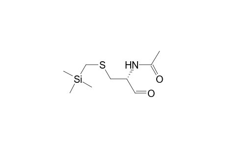 Acetamide, N-[1-formyl-2-[[(trimethylsilyl)methyl]thio]ethyl]-, (R)-
