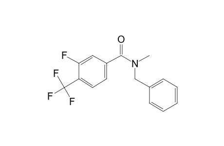 Benzamide, 3-fluoro-4-trifluoromethyl-N-benzyl-N-methyl-