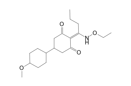 1,3-Cyclohexanedione, 2-[1-(ethoxyamino)butylidene]-5-(4-methoxycyclohexyl)-