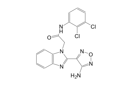 2-[2-(4-amino-1,2,5-oxadiazol-3-yl)-1H-benzimidazol-1-yl]-N-(2,3-dichlorophenyl)acetamide