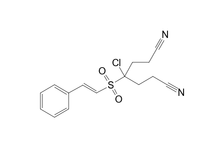 bis(2-Cyanoethyl)chloromethyl .beta-styryl sulfone