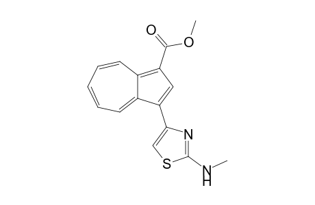 3-[2-(methylamino)-4-thiazolyl]-1-azulenecarboxylic acid methyl ester