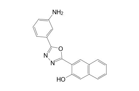 2-Naphthalenol, 3-[5-(3-aminophenyl)-1,3,4-oxadiazol-2-yl]-