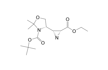 ETHYL-(2R,3S,4'R)-(-)-3-(3'-TERT.-BUTYLOXYCARBONYL-2',2'-DIMETHYLOXAZOLIDIN-4'-YL)-ATIRIDINE-2-CARBOXYLATE