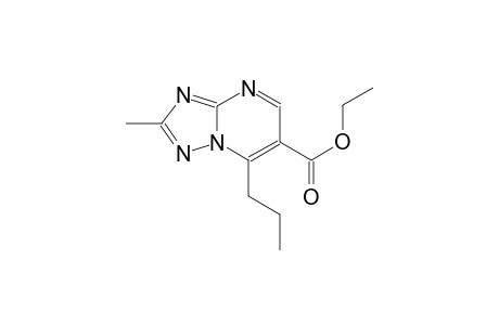 [1,2,4]triazolo[1,5-a]pyrimidine-6-carboxylic acid, 2-methyl-7-propyl-, ethyl ester