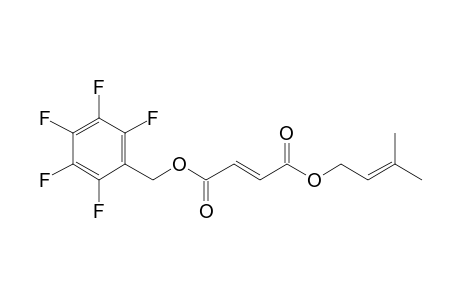 Fumaric acid, pentafluorobenzyl 3-methylbut-2-en-1-yl ester