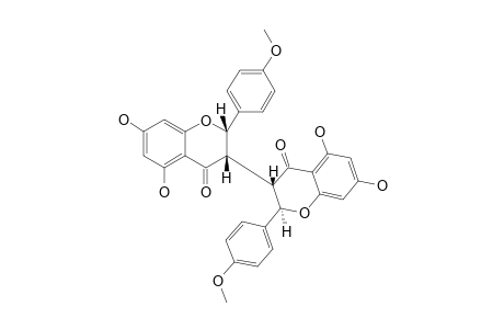 NEOCHAMAEJASMIN-C;5,5',7,7'-TETRAHYDROXY-2-(4-METHOXYPHENYL)-2'-(4-METHOXY-PHENYL)-[3,3'-BI-2H-1-BENZOPYRAN]-4,4'-(3H,3'H)-DIONE