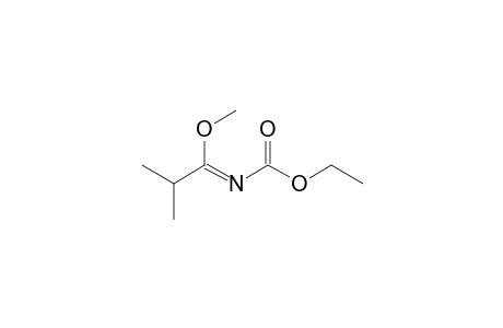 n-(1-methoxy-2-methylpropylidene)carbamic acid, ethyl ester