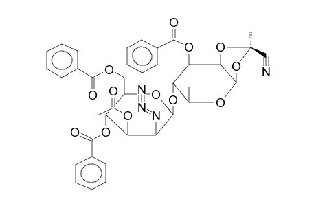 4-O-(2-AZIDO-3-O-ACETYL-4,6-DI-O-BENZOYL-2-DEOXY-BETA-D-MANNOPYRANOSYL)-3-O-BENZOYL-1,2-O-[(S)-1-CYANOETHYLIDENE]-BETA-L-RHAMNOPYRANOSE