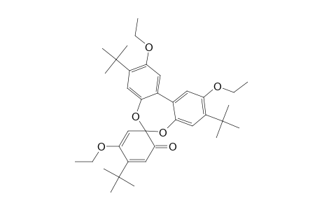 Spiro[3,5-cyclohexadiene-1,6'-dibenzo[d,f][1,3]dioxepin]-2-one, 3',4,9'-tris(1,1-dimethylethyl)-2',5,10'-triethoxy-