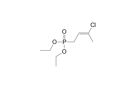 diethyl (2E)-3-chloro-2-butenylphosphonate