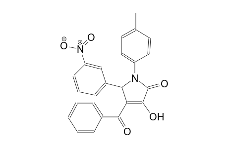 4-benzoyl-3-hydroxy-1-(4-methylphenyl)-5-(3-nitrophenyl)-1,5-dihydro-2H-pyrrol-2-one