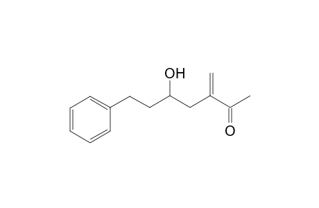 5-Hydroxy-3-methylene-7-phenylheptan-2-one