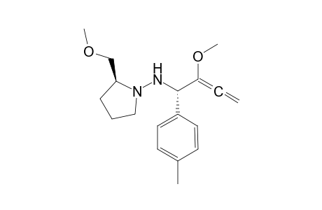 (1S,2'S)-1-N-[(2'-Methoxymethyl)pyrrolodin-1'-yl]amino-1-(p-methylphenyl)-2-methoxybuta-2,3-diene