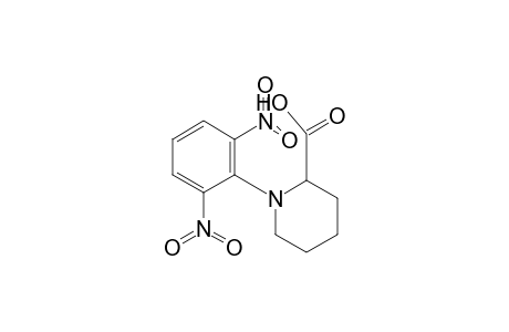 1-(2,6-dinitrophenyl)-2-piperidinecarboxylic acid