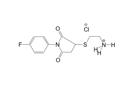 ethanaminium, 2-[[1-(4-fluorophenyl)-2,5-dioxo-3-pyrrolidinyl]thio]-, chloride