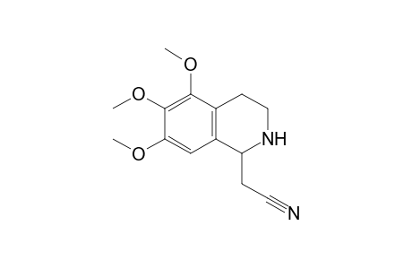 5,6,7-Trimethoxy-1-cyanomethyl-1,2,3,4-tetrahydroisoquinoline