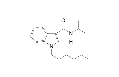 1-Hexyl-N-(propan-2-yl)-1H-indole-3-carboxamide