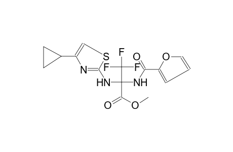 alanine, N-(4-cyclopropyl-2-thiazolyl)-3,3,3-trifluoro-2-[(2-furanylcarbonyl)amino]-, methyl ester