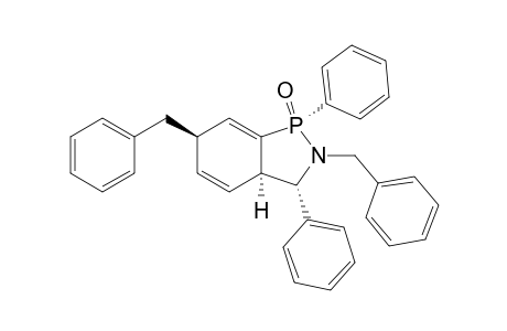 (1RS,3SR,3ARS,6RS)-2,3,3A,6-TETRAHYDRO-2-BENZYL-6-BENZYL-1,3-DIPHENYLBENZO-[C]-[1,2]-AZAPHOSPHOLE-1-OXIDE