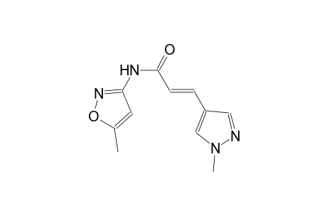 (2E)-N-(5-methyl-3-isoxazolyl)-3-(1-methyl-1H-pyrazol-4-yl)-2-propenamide