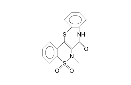 7,8-Dihydro-6-methyl-7-oxo-6H-benzo(2,3)(1,4)thiazepino(6,7-C)(1,2)benzothiazine-5,5-dioxide