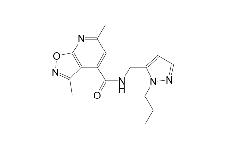 isoxazolo[5,4-b]pyridine-4-carboxamide, 3,6-dimethyl-N-[(1-propyl-1H-pyrazol-5-yl)methyl]-