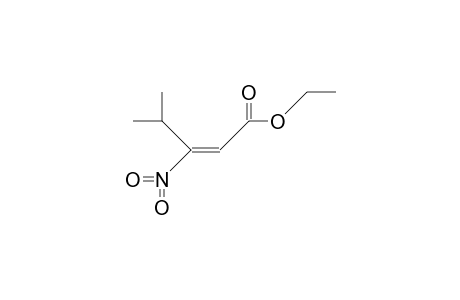 (E)-4-Methyl-3-nitro-pentenoic acid, ethyl ester