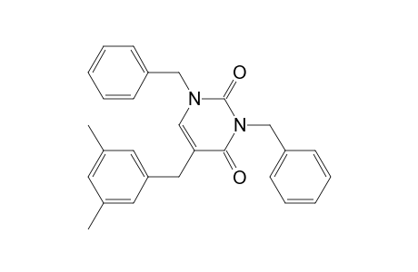 1,3-Dibenzyl-5-(3,5-dimethylbenzyl)pyrimidine-2,4-quinone