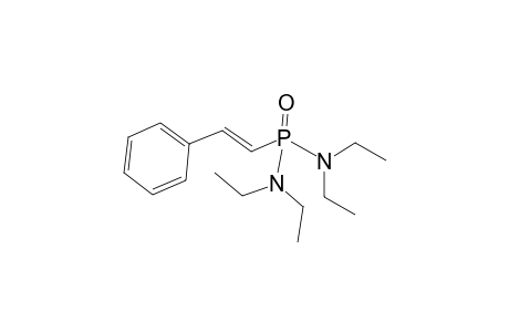 N-[diethylamino-[(E)-2-phenylethenyl]phosphoryl]-N-ethyl-ethanamine