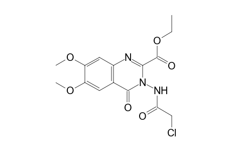 Ethyl 3-(2-chloroacetamido)-6,7-dimethoxy-4-oxo-3,4-dihydroquinazoline-2-carboxylate