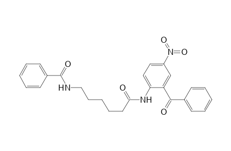 5-Nitro-2-((5'benzoylaminopentyl)carbonylamino)benzophenone