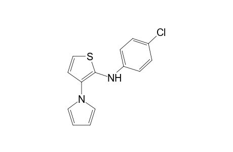 N-(4-Chlorophenyl)-3-(1H-pyrrol-1-yl)thiophen-2-amine