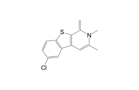 1-Methylene-2,3-dimethyl-6-chloro-1,2-dihydrobenzo[b]thieno[2,3-c]pyridine