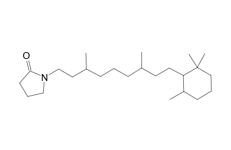 2-Pyrrolidinone, 1-[3,7-dimethyl-9-(2,2,6-trimethylcyclohexyl)nonyl]-
