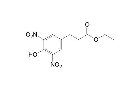 3,5-dinitro-4-hydrocinnamic acid, ethyl ester