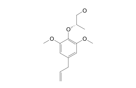 MYRISLIGNANOMETIN-A;(S)-(-)-2-(4-ALLYL-2,6-DIMETHOXYPHENOXY)-1-PROPANOL