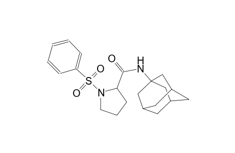 1-Benzenesulfonyl-pyrrolidine-2-carboxylic acid adamantan-1-ylamide
