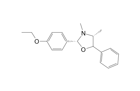 Oxazolidine, 2-(4-ethoxyphenyl)-3,4-dimethyl-5-phenyl-
